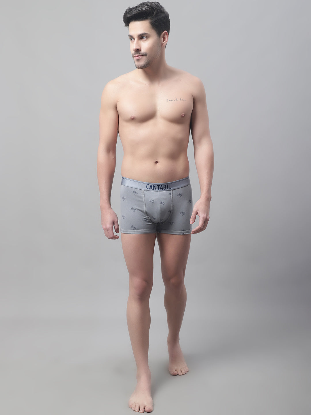 Cantabil Men Pack of 3 Grey Brief (7088428318859)