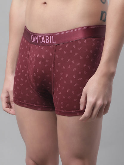 Cantabil Men Pack of 3 Maroon Brief (7088371564683)