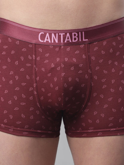 Cantabil Men Pack of 3 Maroon Brief (7088371564683)