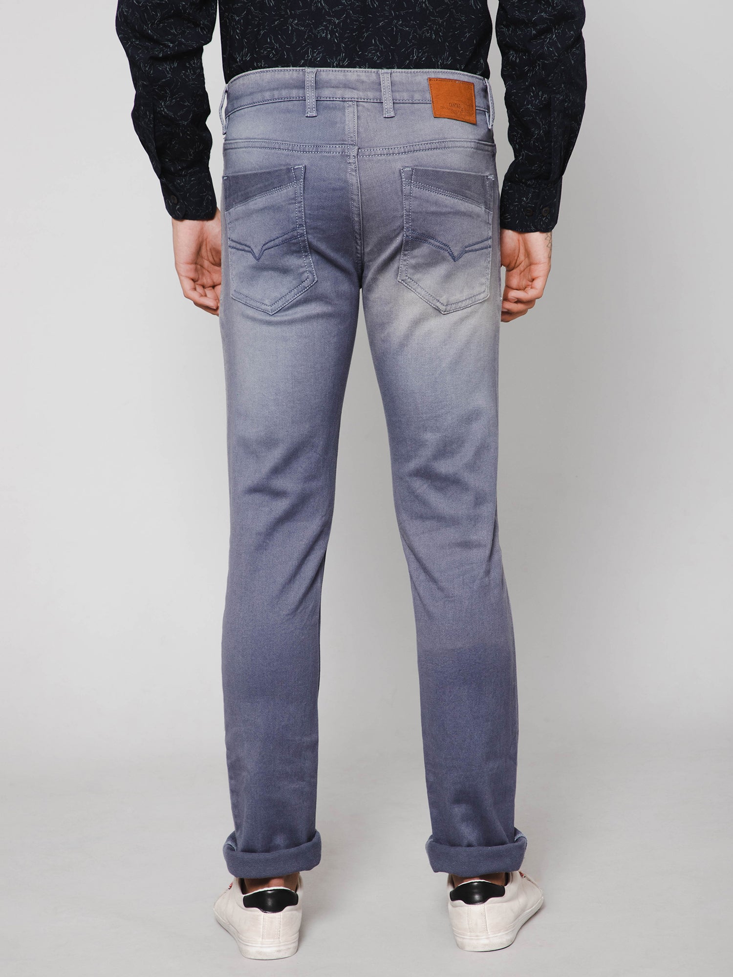 Half Double Colors Unique Zipper Button Jeans Pants – Tomscloth