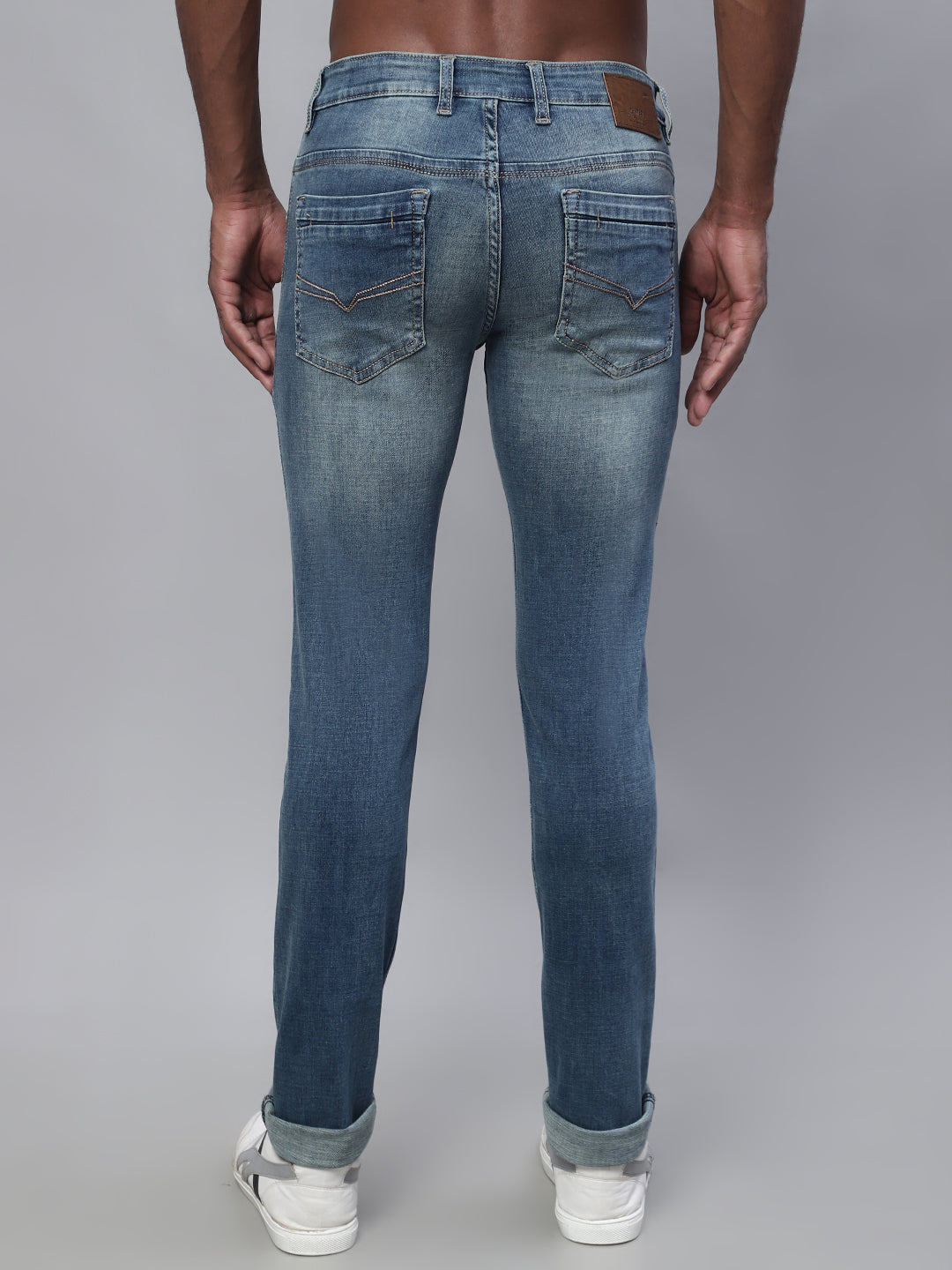 Cantabil Men Dirty Blue Denim (7113355165835)