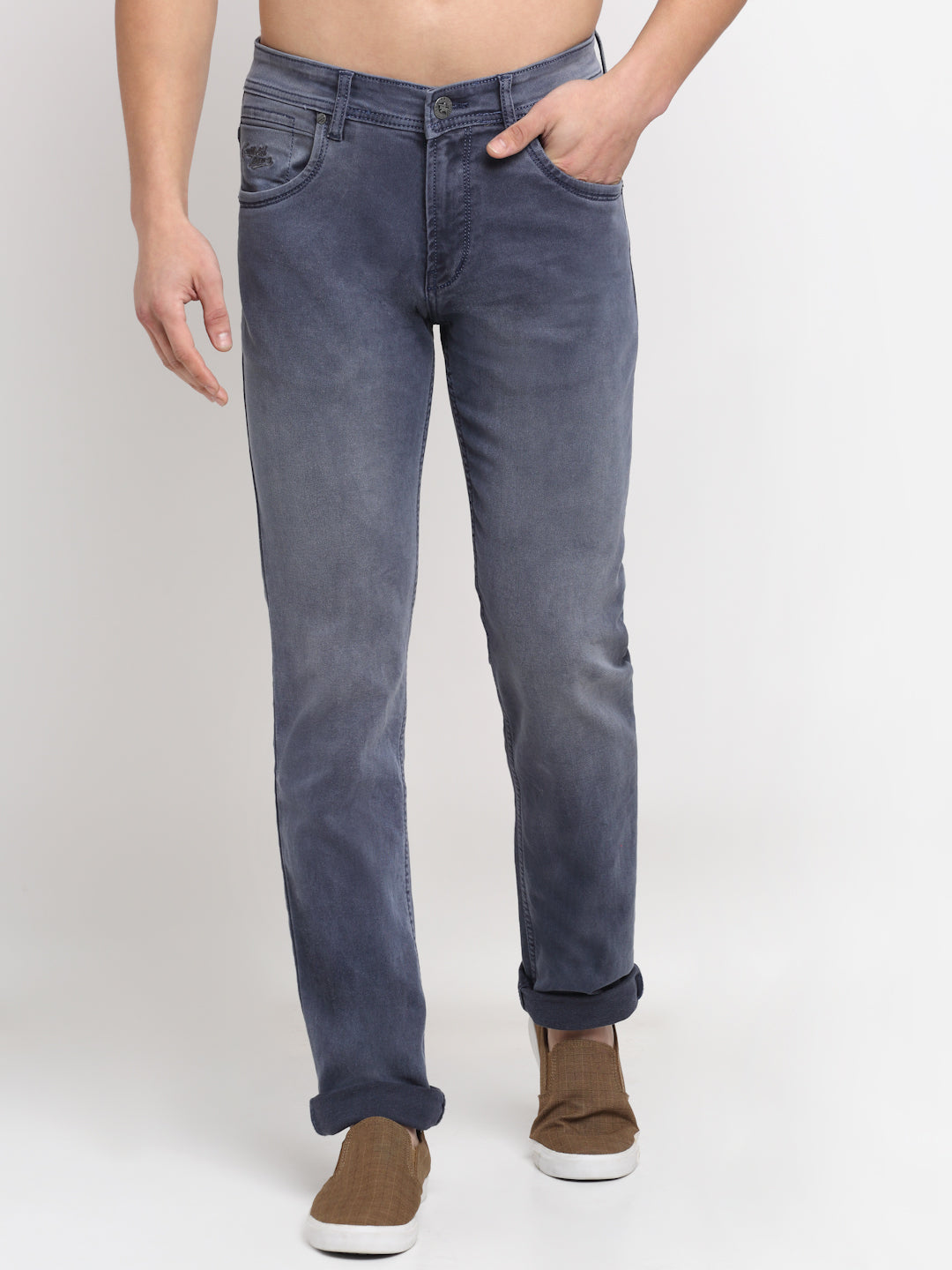 Cantabil Men's Grey Jeans (6728723267723)