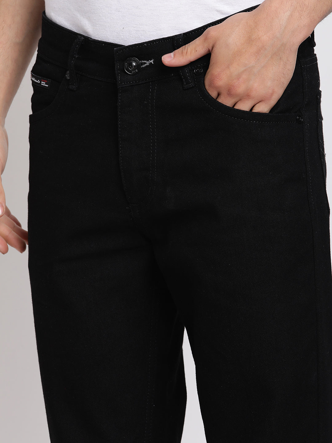 Cantabil Men's Black Jeans (6769721573515)