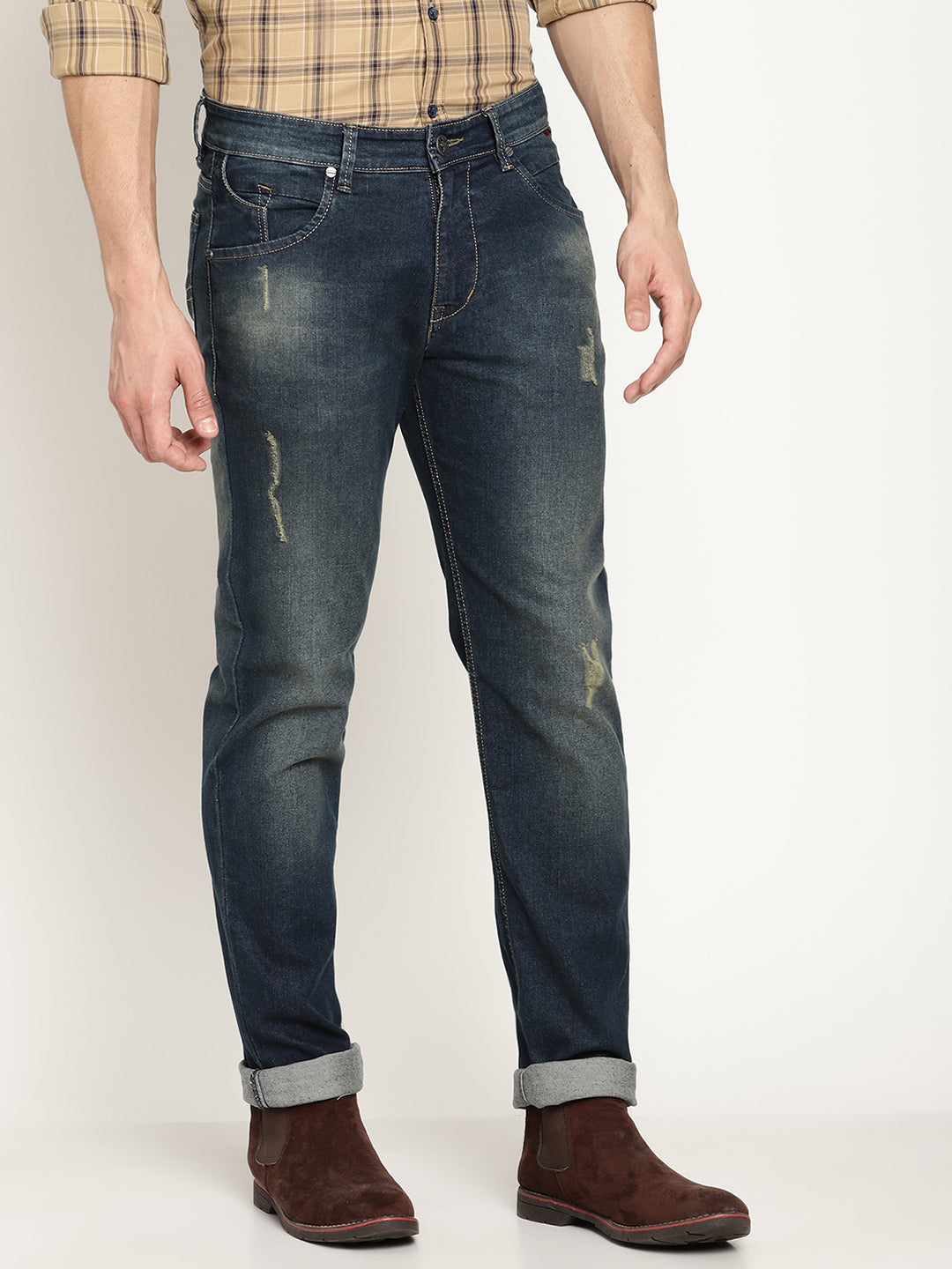 Cantabil Dirty Earth Men's Denim (6831242707083)