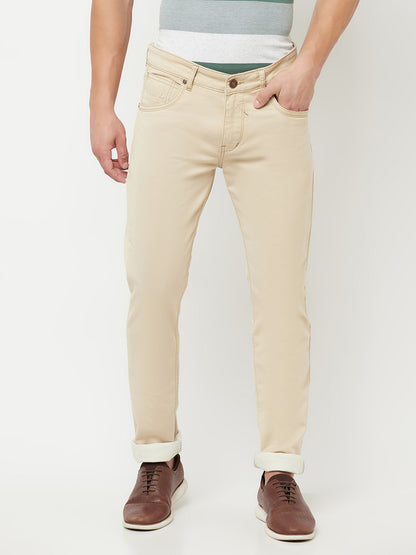 Cantabil Men's Beige Denim (6814597677195)