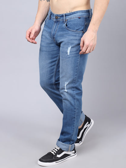 Cantabil Mens Med Carbon Blue Jeans (7032543379595)