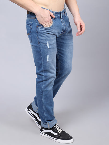 Cantabil Mens Med Carbon Blue Jeans (7032543379595)