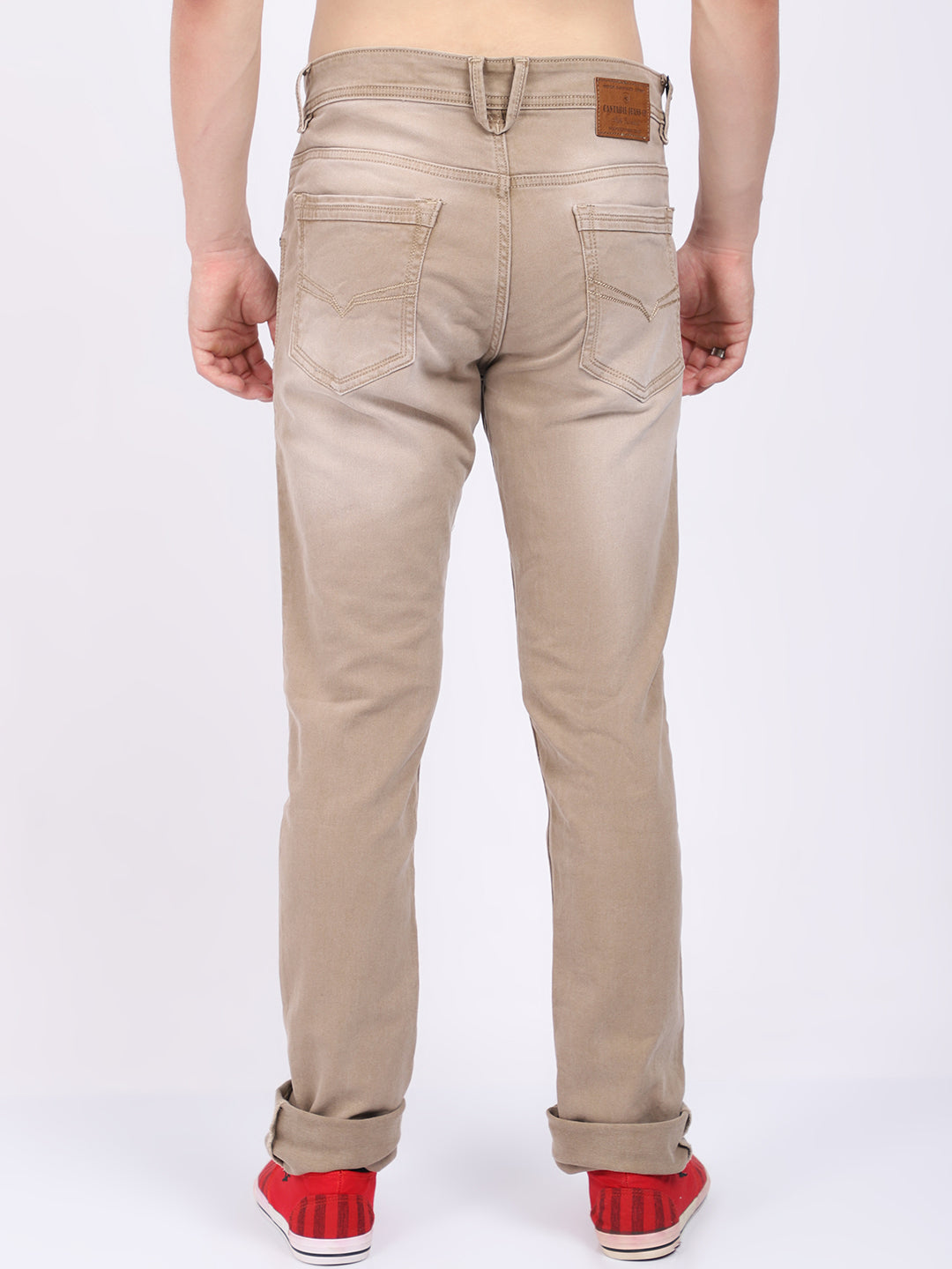 Cantabil Men's Khaki Denim (6863991242891)