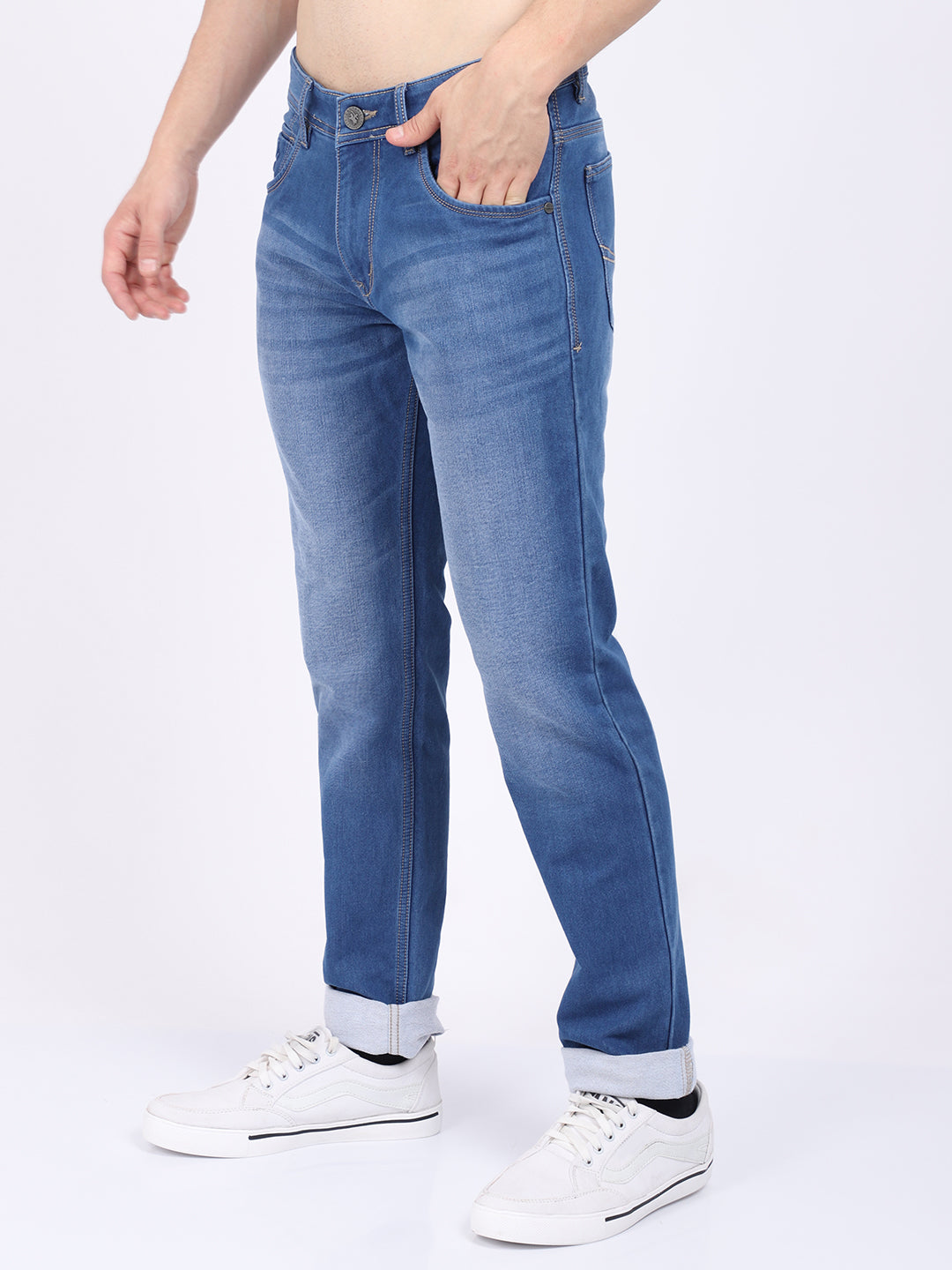 Cantabil Men's Medium Mercerised Denim (6863792799883)