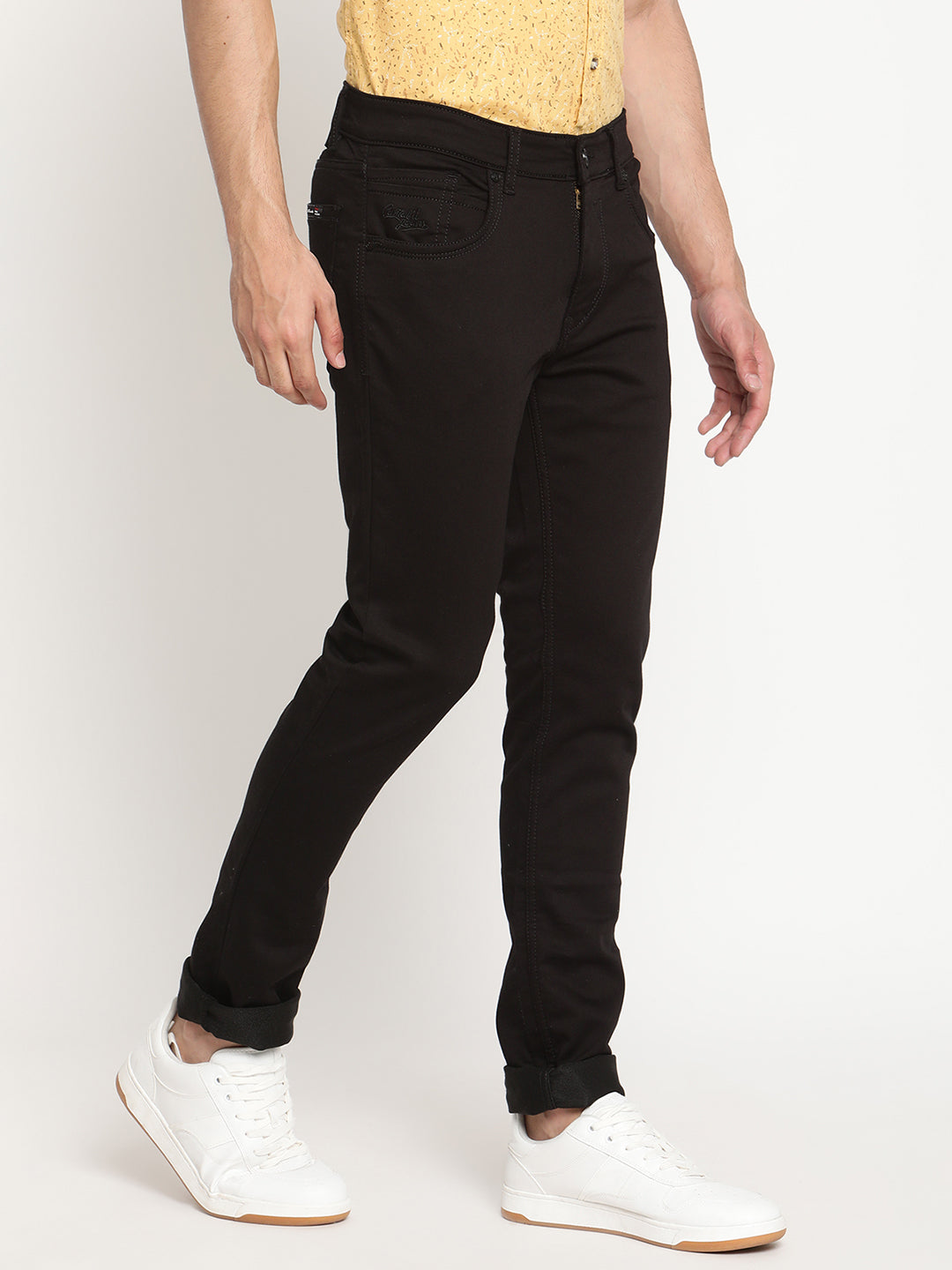 Cantabil Men's Black Jeans (6792664613003)