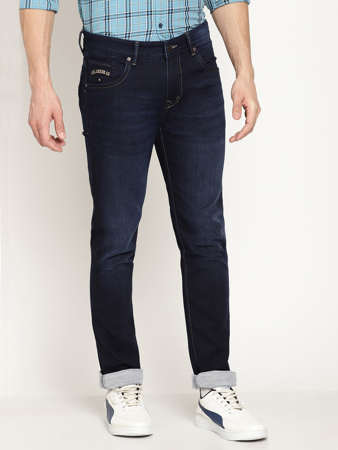 Cantabil Men's Navy Denim (6833152065675)