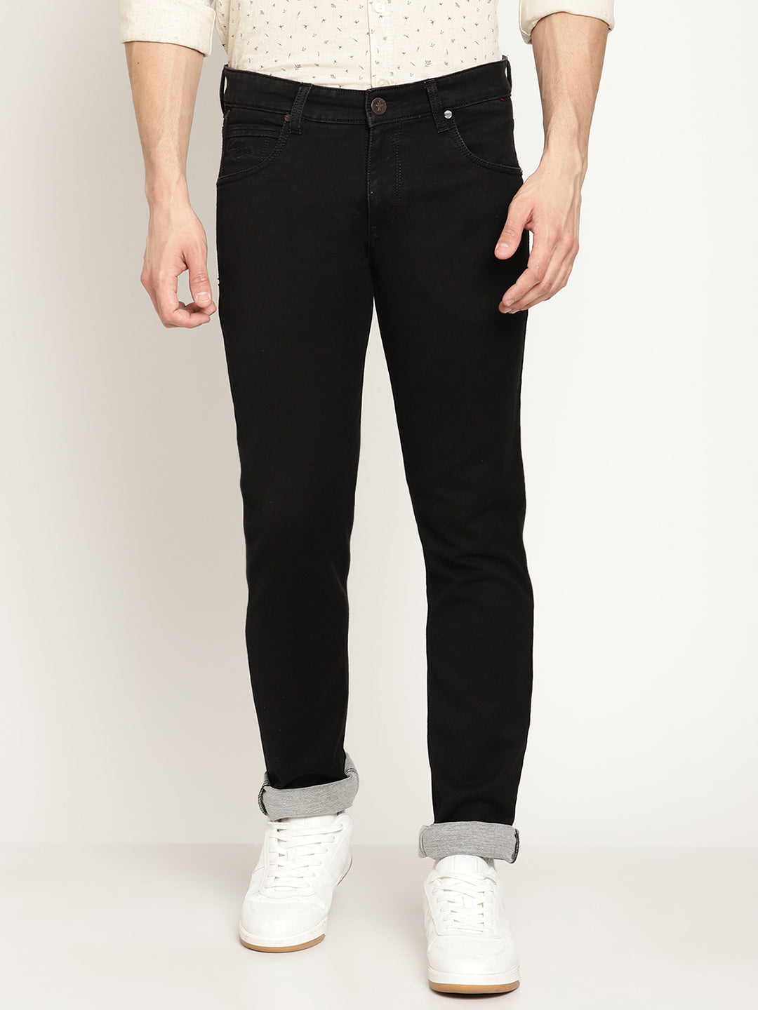 Cantabil Men's Black Denim (6833154261131)