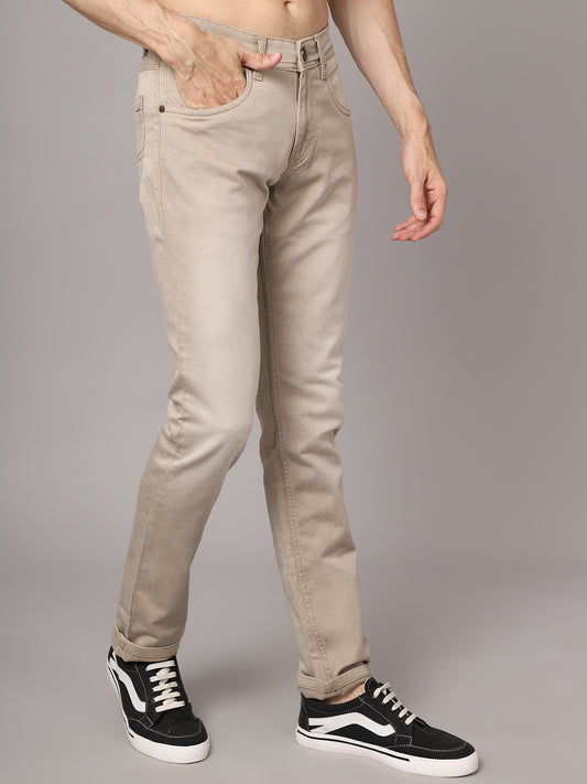 Cantabil Mens Beige Jeans (7032547311755)