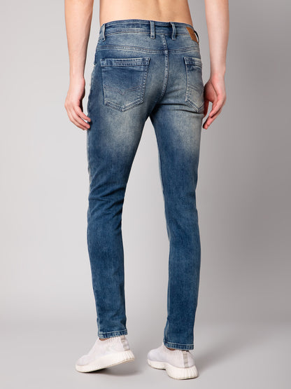 Cantabil Mens Dirty Blue Jeans (7032558059659)