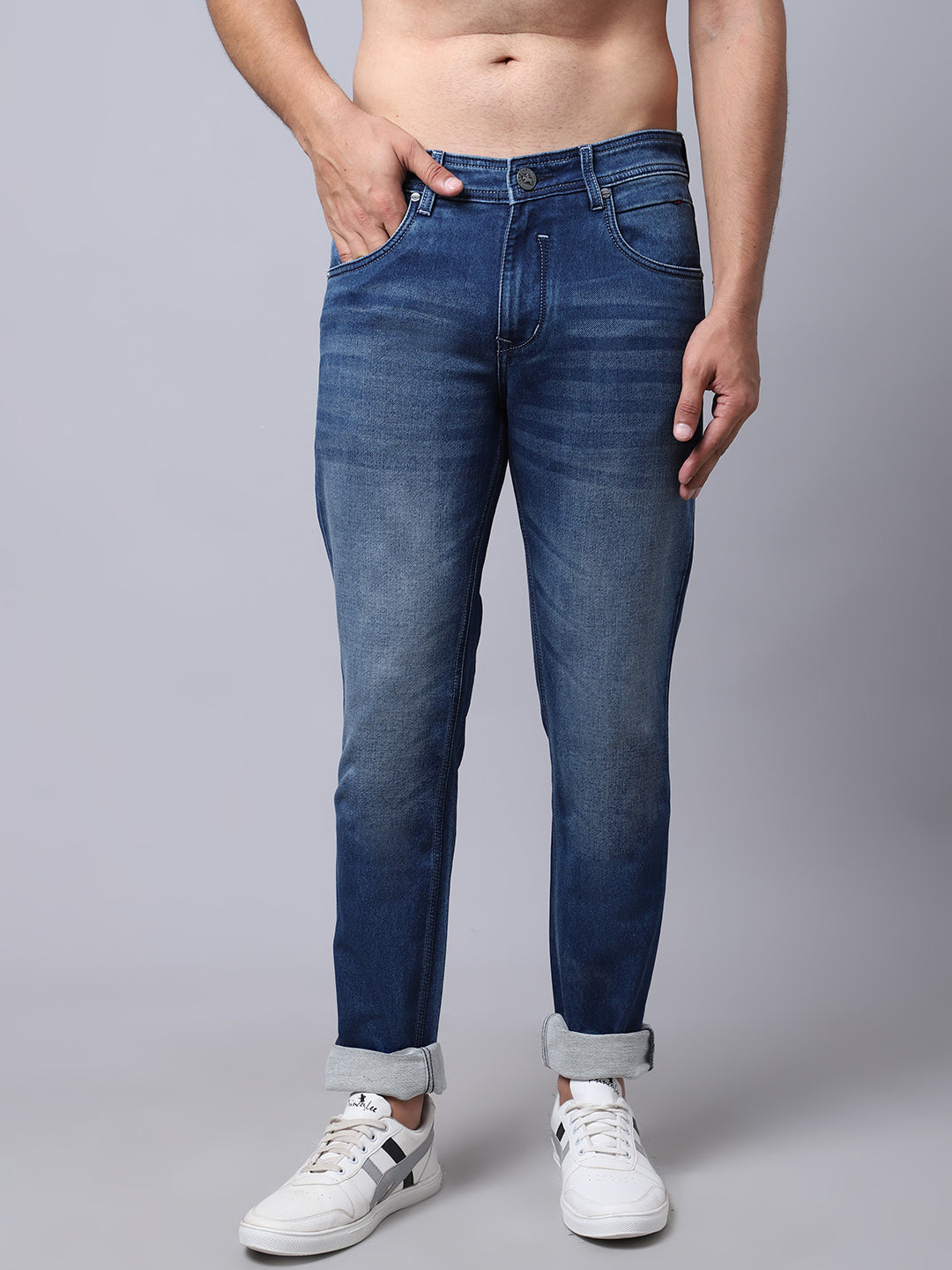 Cantabil Dark Mercerised Men's Denim (7028809236619)