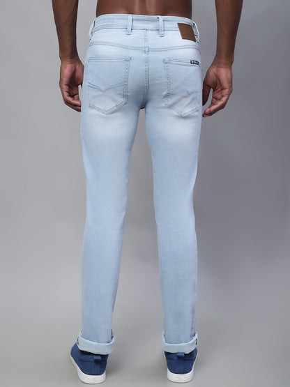 Cantabil Men Light Carbon Blue Jeans (7114283778187)