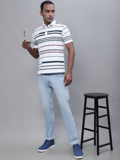 Cantabil Men Light Carbon Blue Jeans (7114283778187)