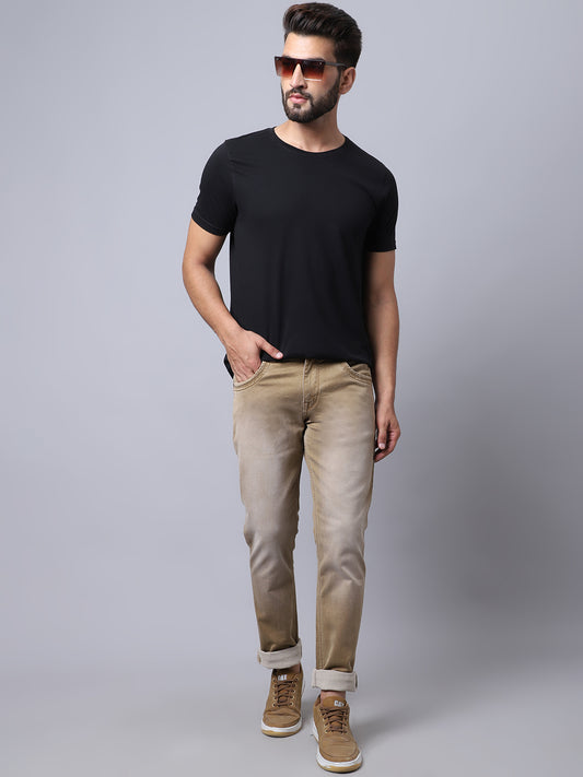 Cantabil men's Khaki Denim (7002252148875)