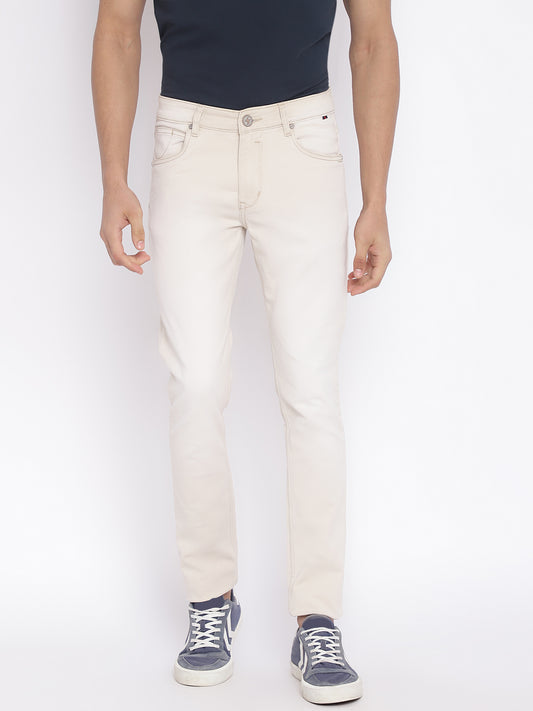 Cantabil Men Beige Jeans (7046548553867)