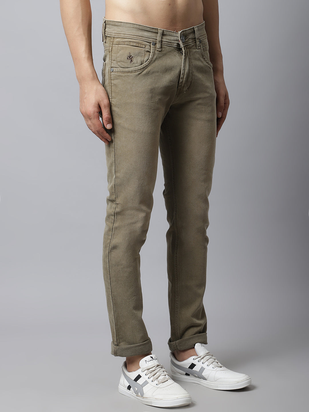 Cantabil Mens Khaki Jeans (7033968689291)