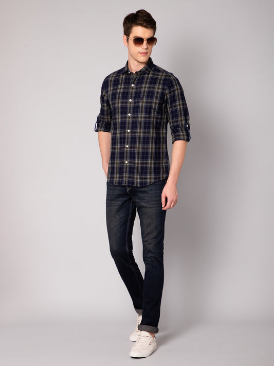 Cantabil Mens Dirty Green Jeans (7034037076107)