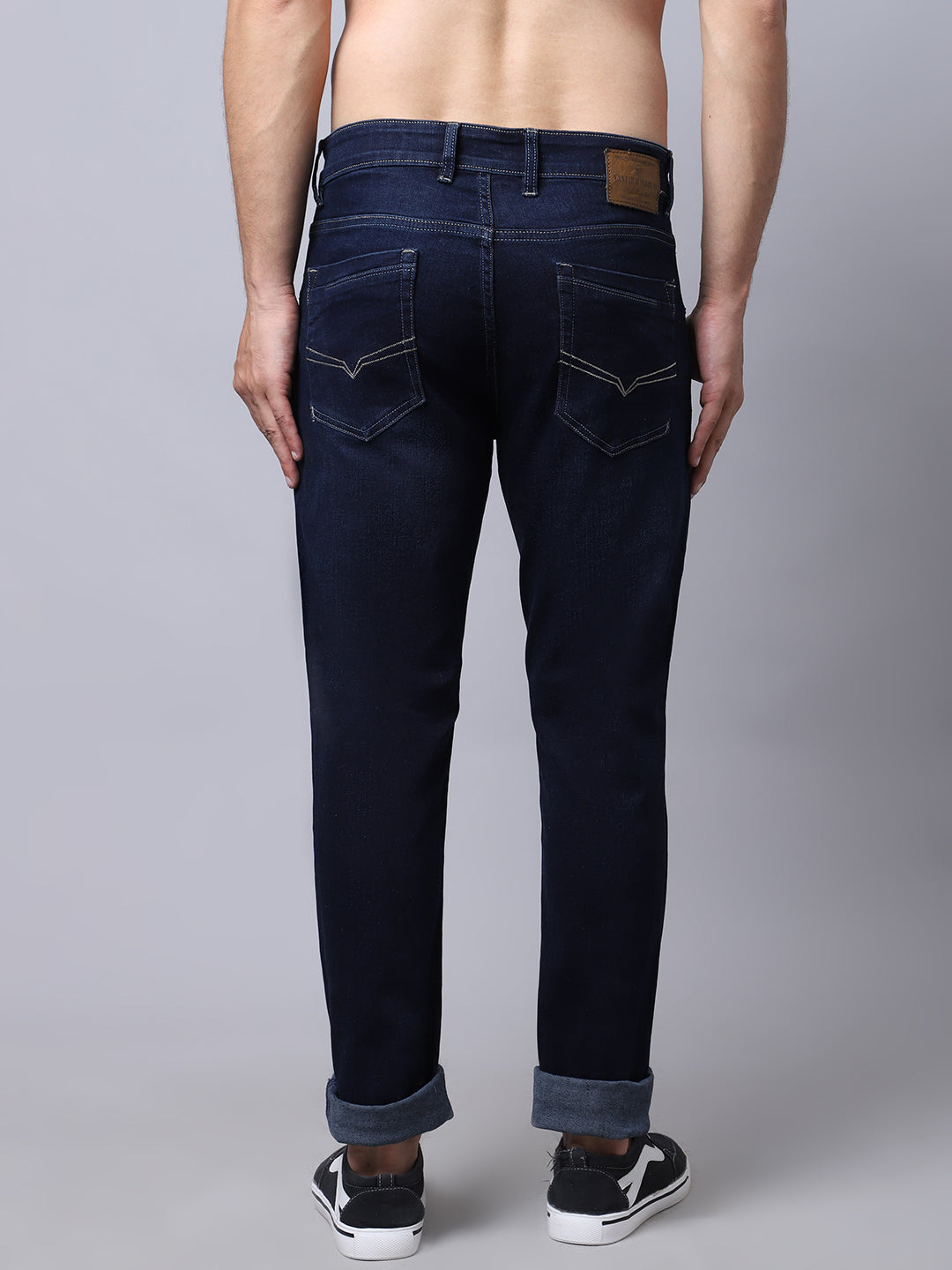 Cantabil Men's Dark Carbon Blue Denim (7002256965771)