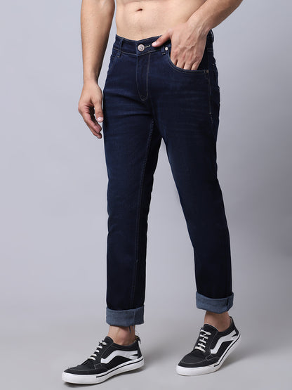 Cantabil Men's Dark Carbon Blue Denim (7002256965771)