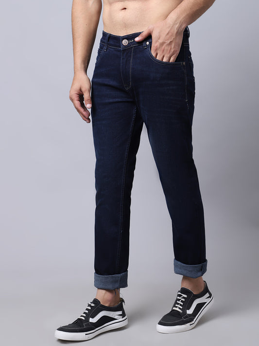 Cantabil Men's Dark Carbon Blue Denim (7002256965771)