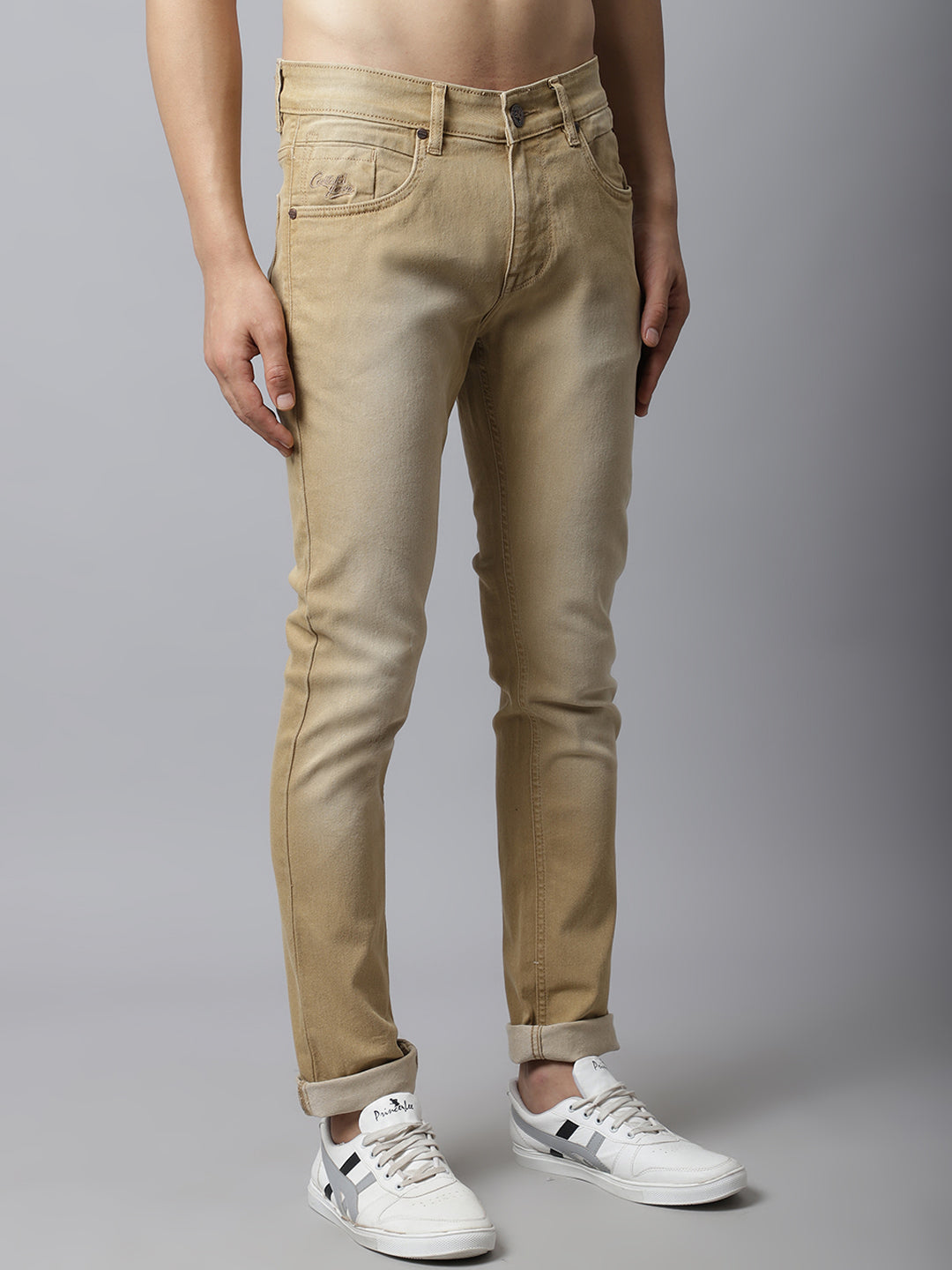 Cantabil Mens Khaki Jeans (7035227504779)