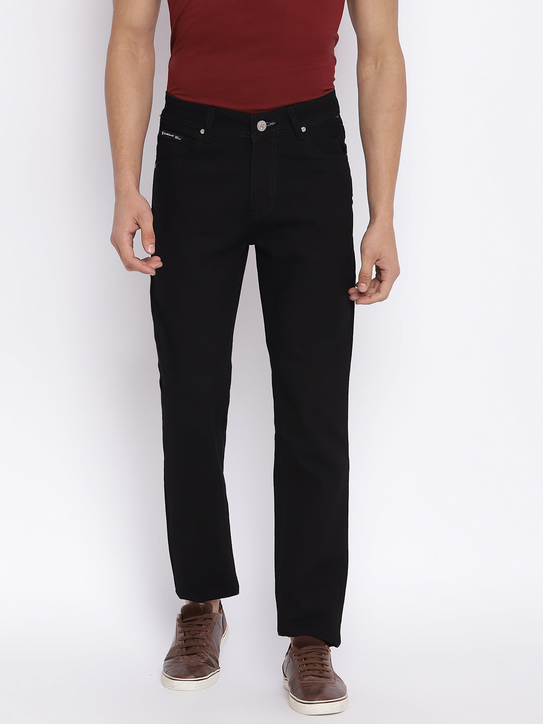 Cantabil Men Black Jeans (7046763774091)