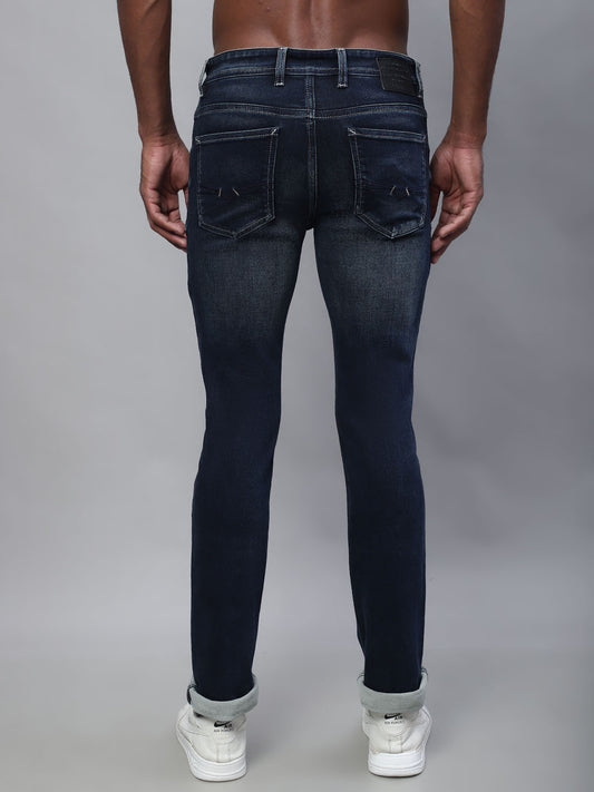Cantabil Men Dirty Blue Jeans (7114296819851)