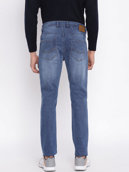 Cantabil Men Med Carbon Blue Jeans (7046828359819)