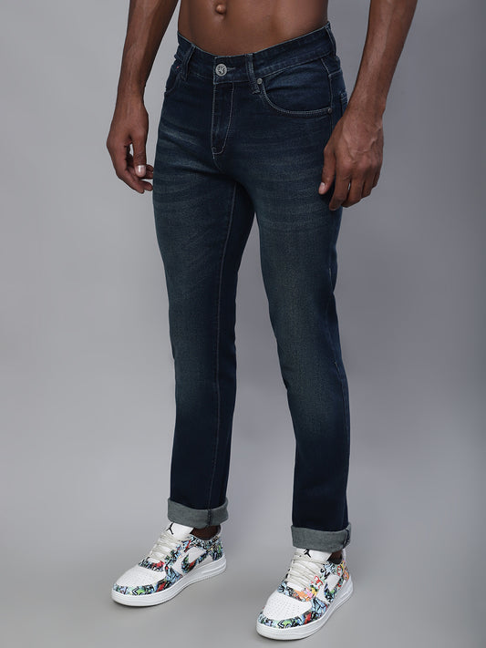Cantabil Men Dirty Green Jeans (7114280927371)