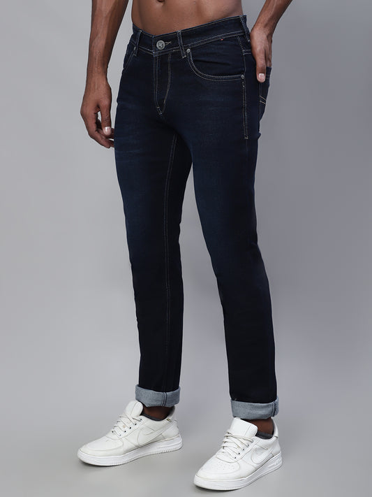 Cantabil Men Dirty Blue Jeans (7114279420043)