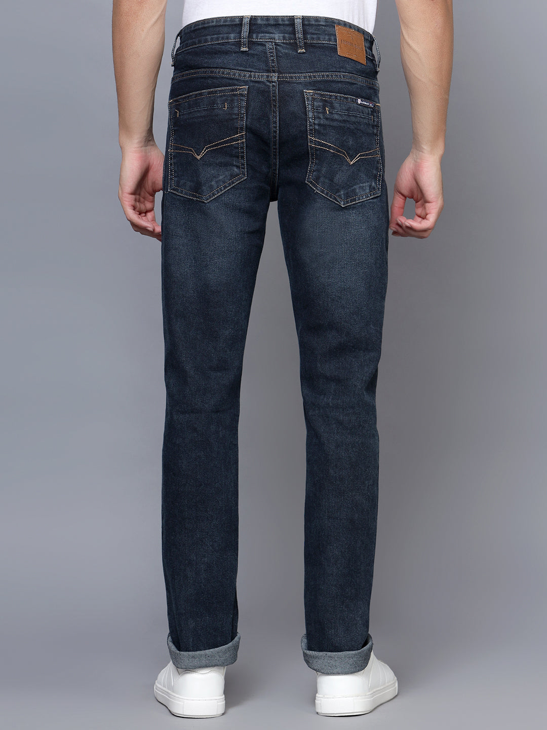 Cantabil Men Carbon Black Jeans (7121561354379)