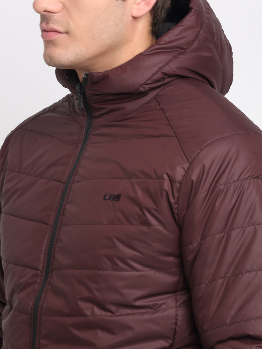 Cantabil Men's Wine Black Reversible Jacket (6710336979083)