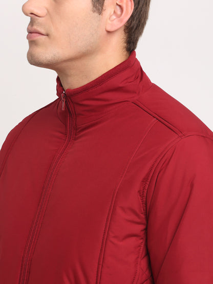 Cantabil Men's Maroon Jacket (6710357917835)