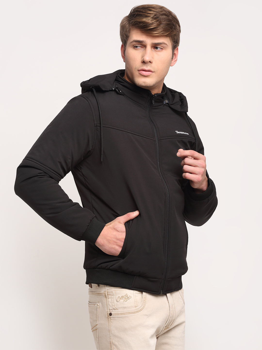 Cantabil Men's Black Jacket (6710364438667)