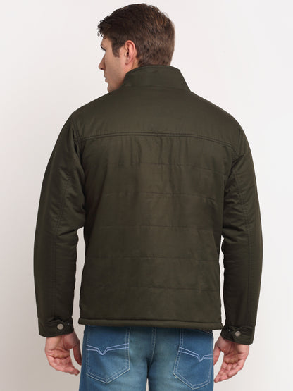 Cantabil Men's Olive Jacket (6710399434891)