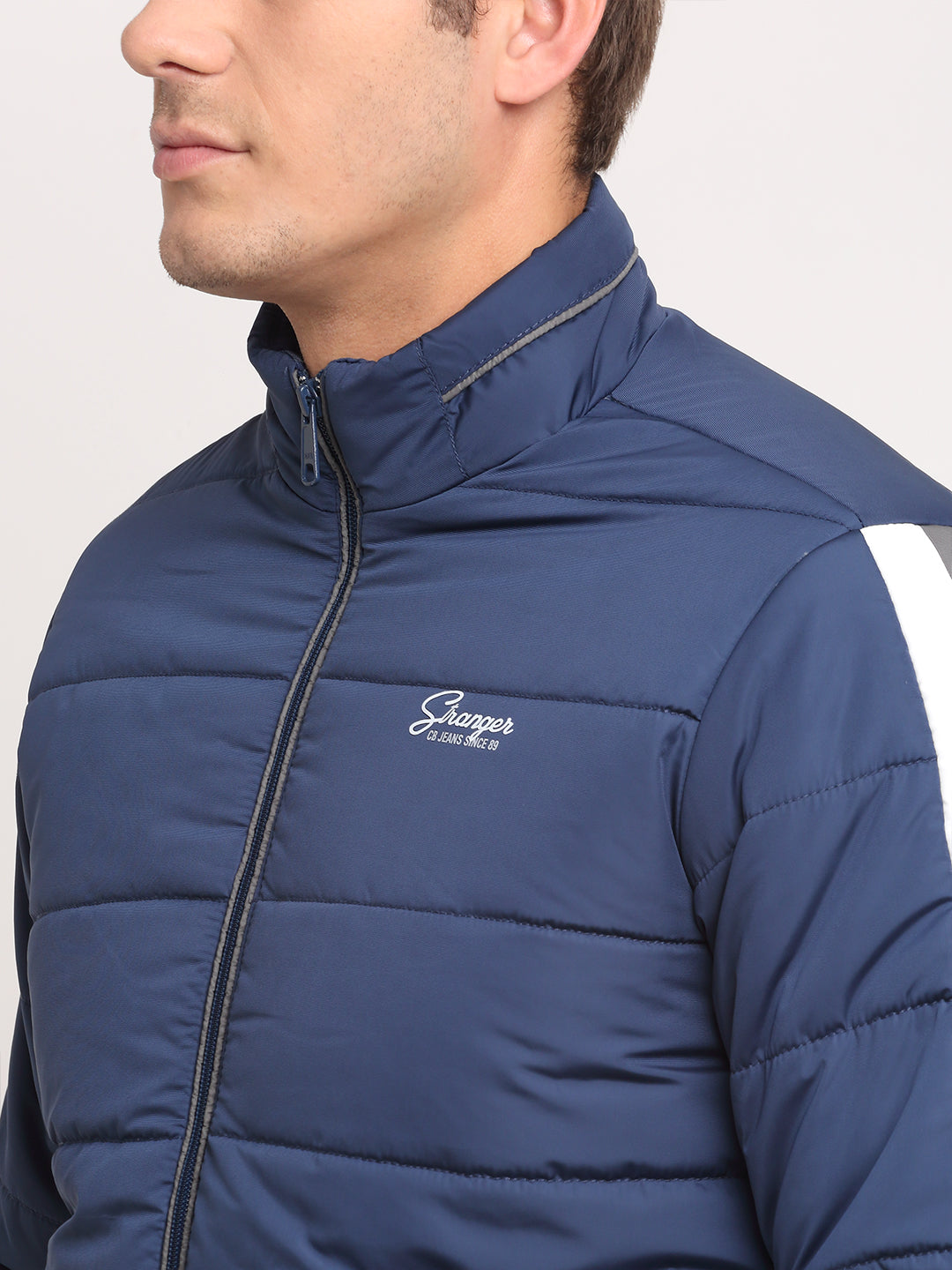 Cantabil Men's Ink Blue Jacket (6710408839307)