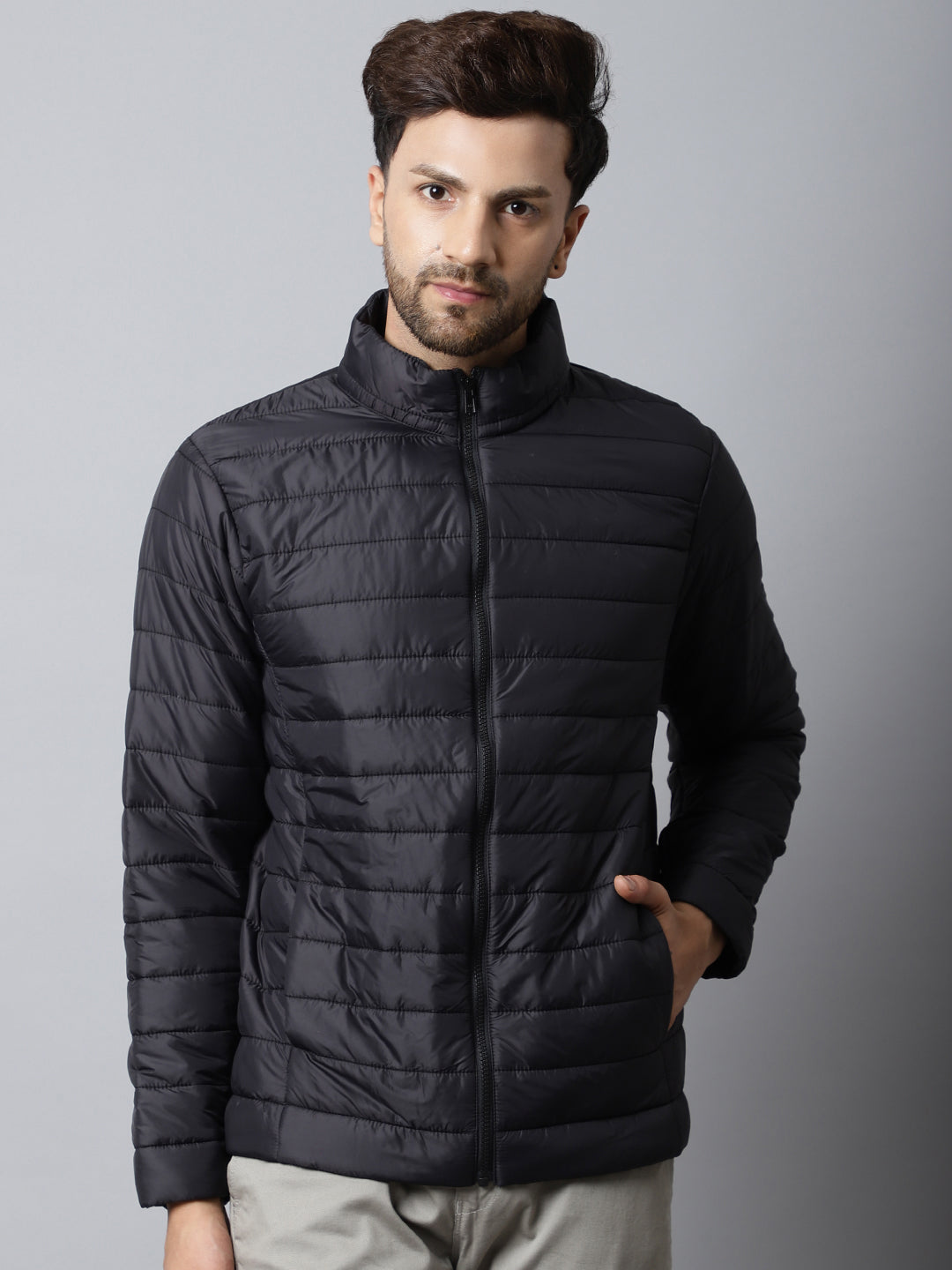 Cantabil Mens Black Jacket (7030791307403)