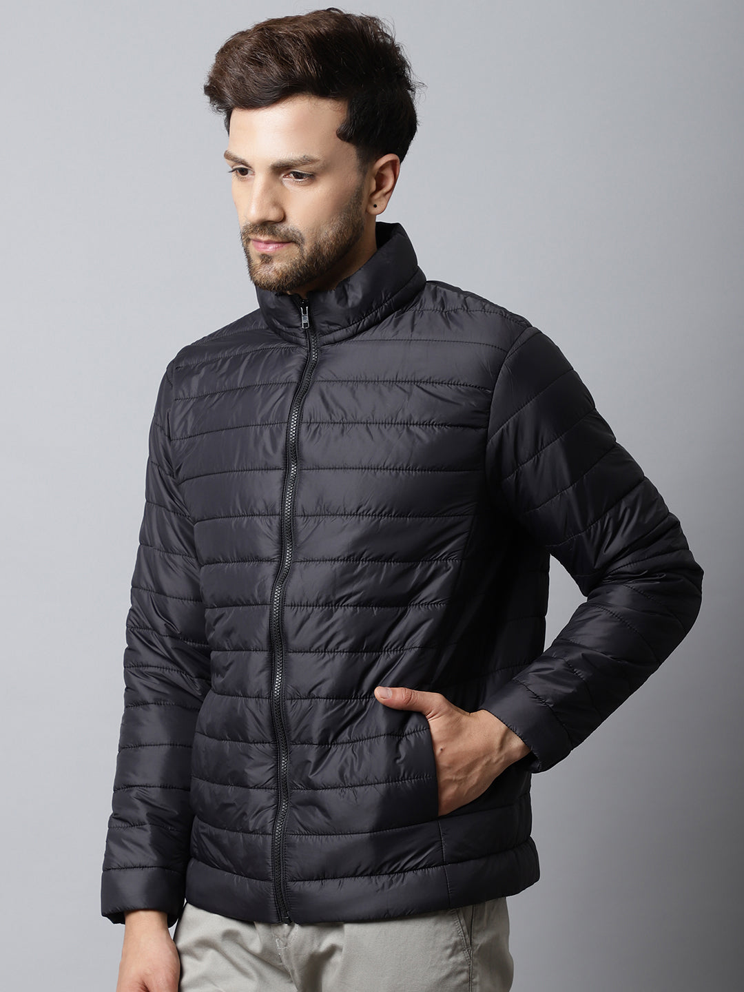 Cantabil Mens Black Jacket (7030791307403)