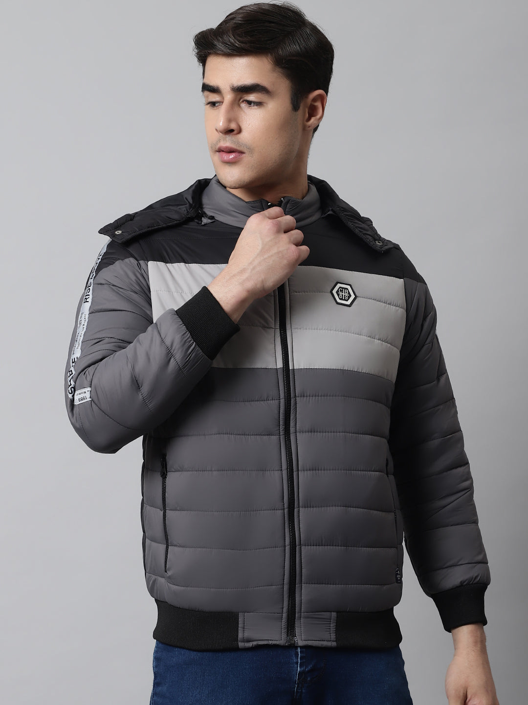 Cantabil Mens Grey Jacket (7061807104139)