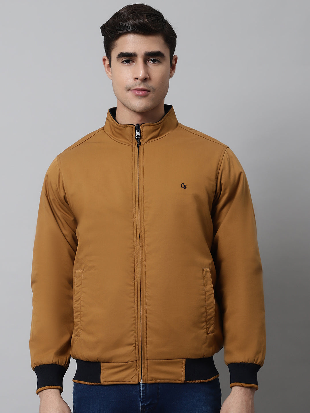 Cantabil Mens Mustard Reversible Jacket (7061811953803)