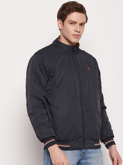 Cantabil Men Navy Reversible Jacket (7057412751499)