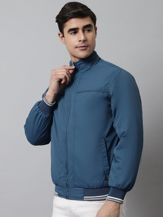 Cantabil Mens Blue Reversible Jacket (7061816017035)