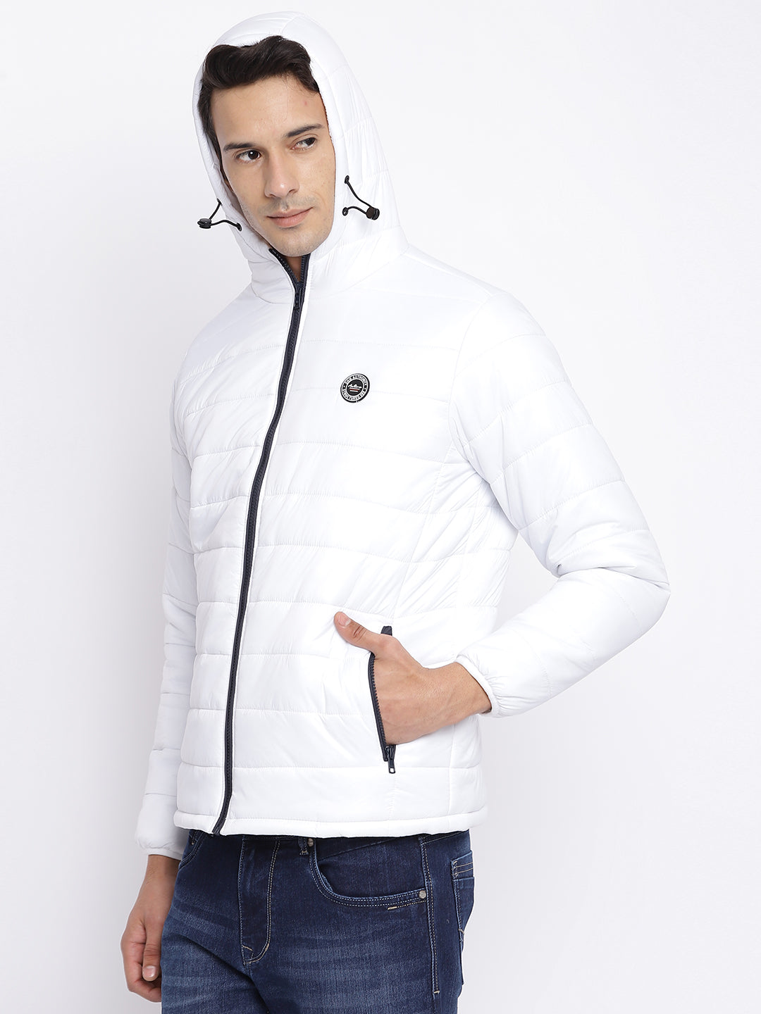 Cantabil Men White Jacket (7046600818827)