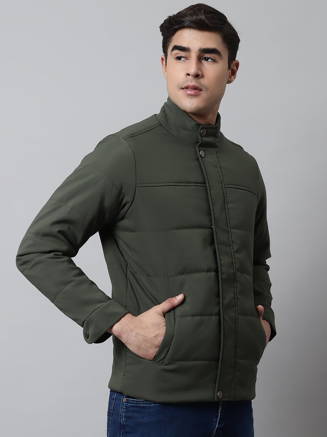 Cantabil Mens Olive Jacket (7061819490443)