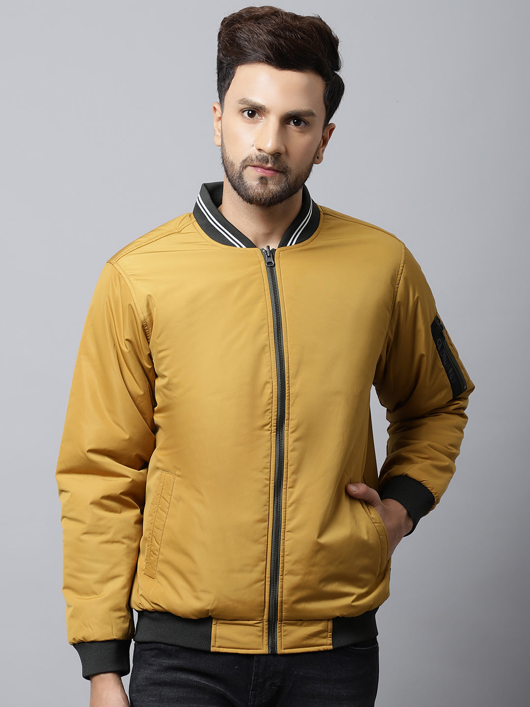 Cantabil Mens Mustard Jacket (7030847209611)