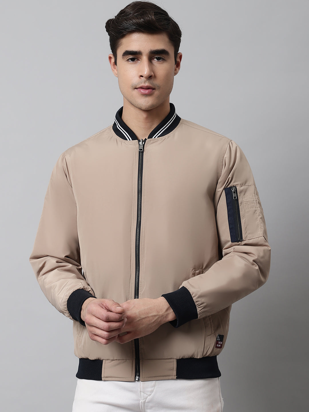 Cantabil Mens Beige Reversible Jacket (7061820080267)